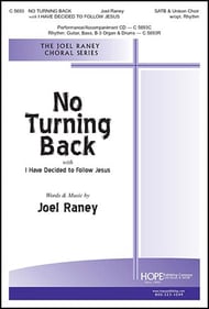 No Turning Back SATB choral sheet music cover Thumbnail